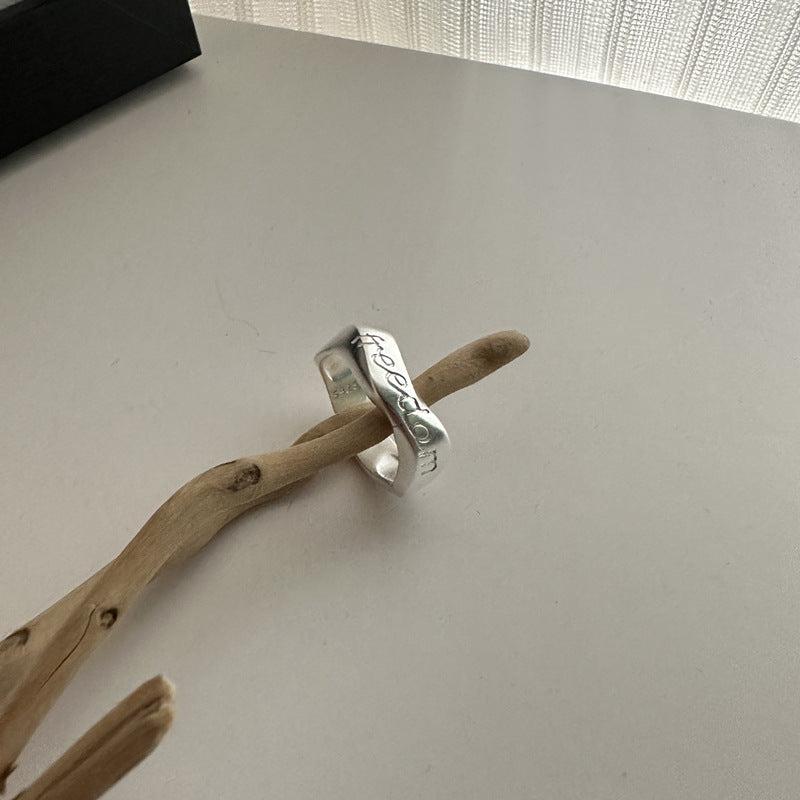 925 Sterling Silver Freedom Ring