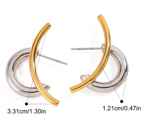 Stainless steel earrings