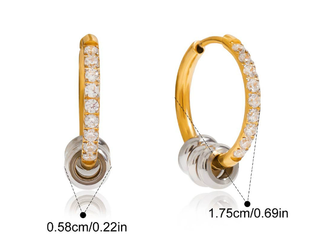 Stainless steel earrings