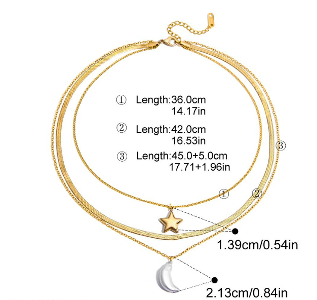 Stainless steel necklaces