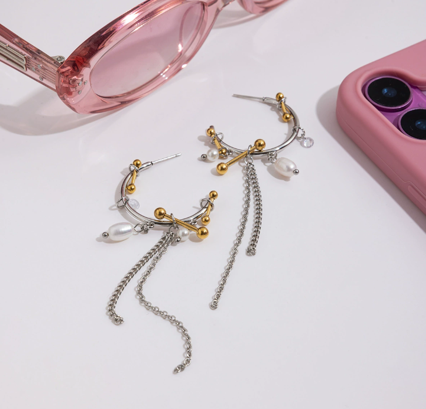 Stainless steel earrings