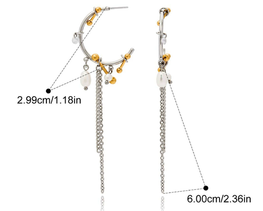 Stainless steel earrings