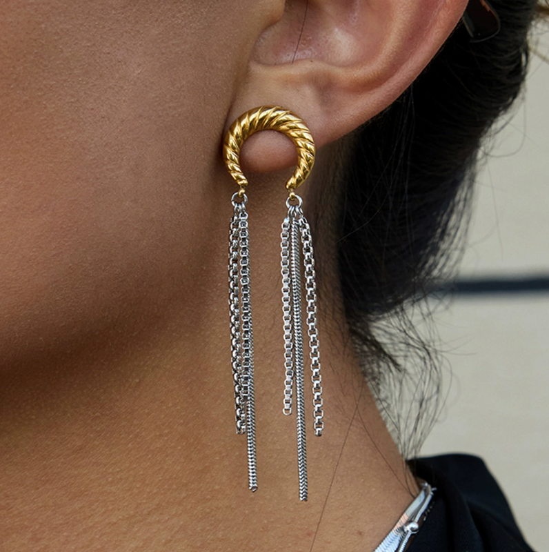 Stainless steel earrings