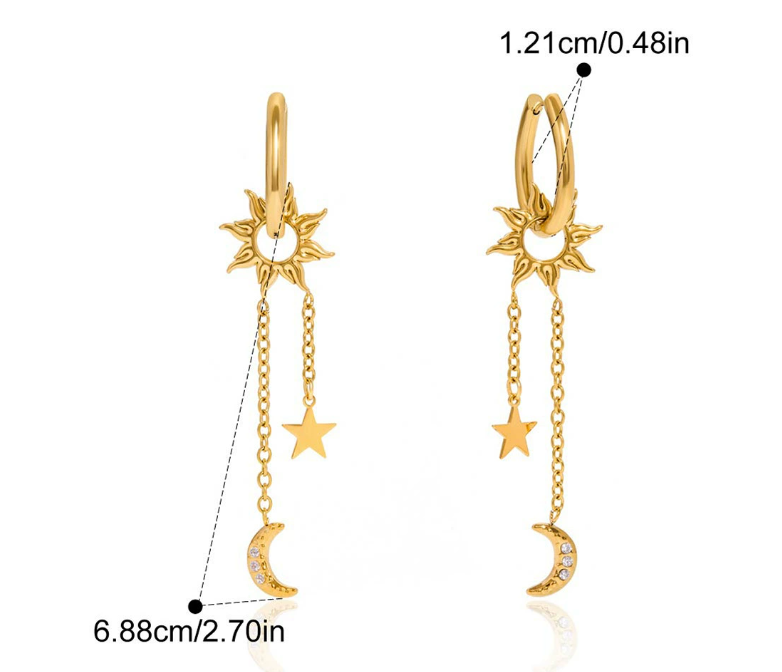 Stainless steel earrings