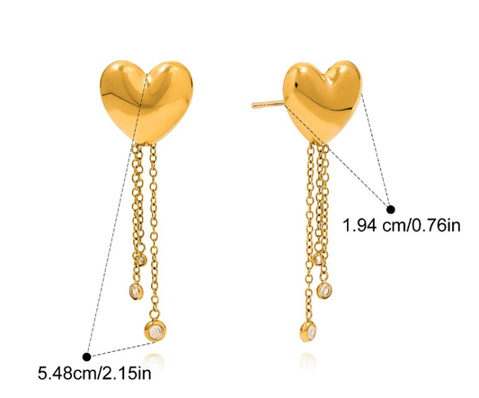 Stainless steel earrings