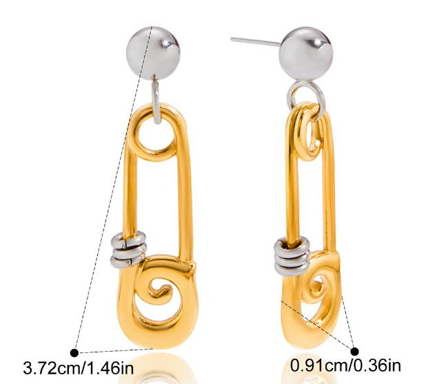 Stainless steel earrings