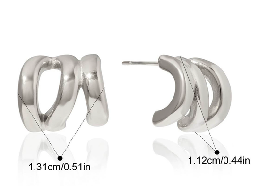 Stainless steel earrings