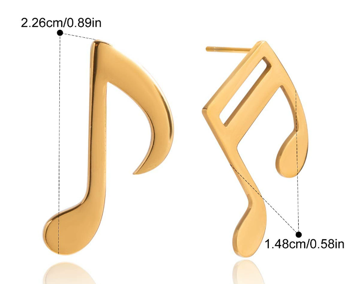 Stainless steel earrings