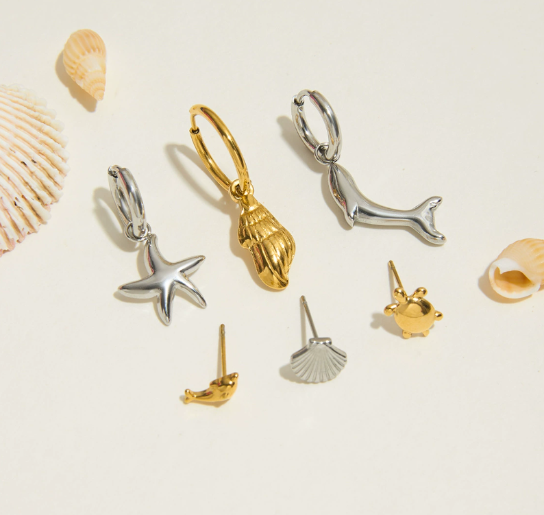 Stainless steel earrings