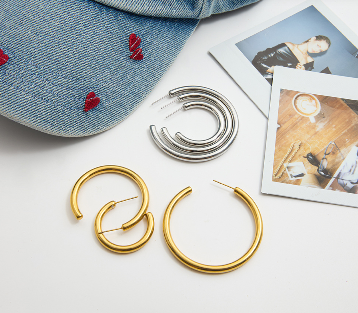 Stainless steel earrings