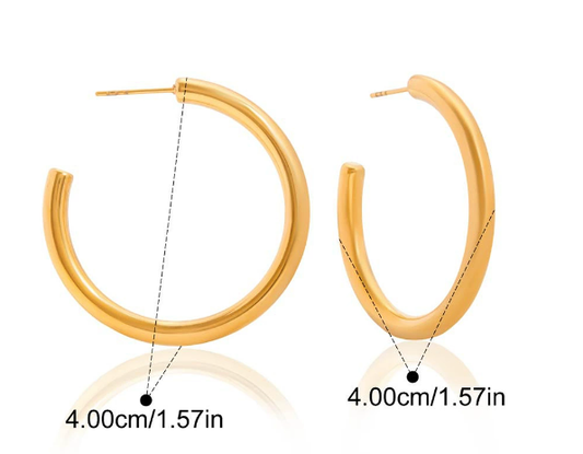 Stainless steel earrings