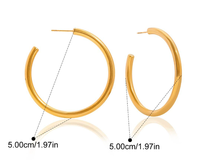 Stainless steel earrings