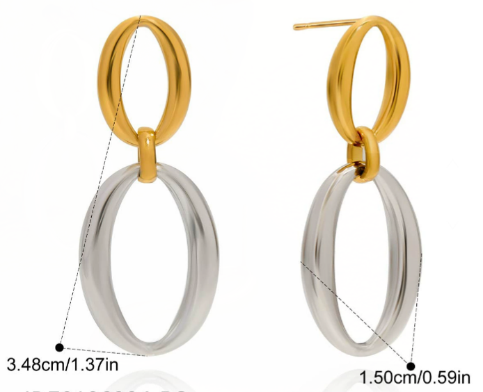 Stainless steel earrings