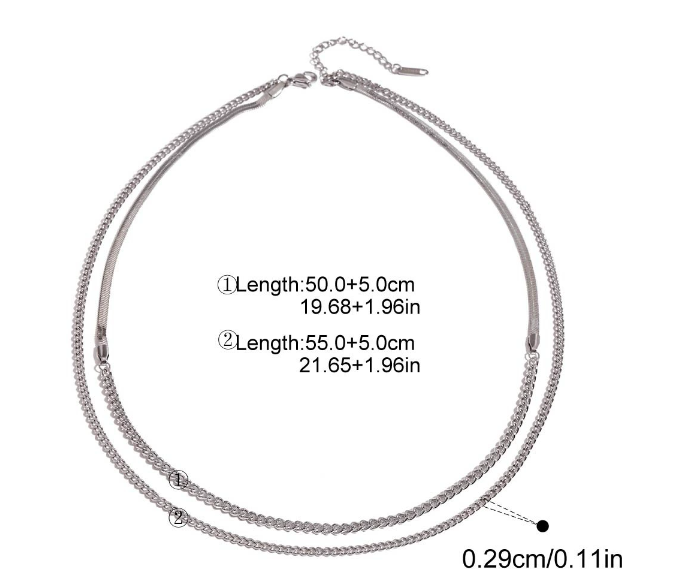 Stainless steel necklaces