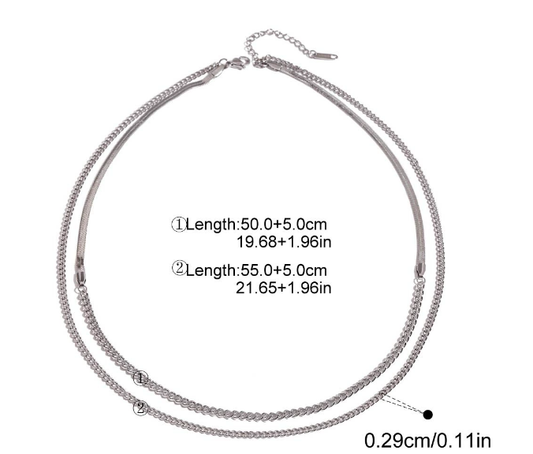 Stainless steel necklaces