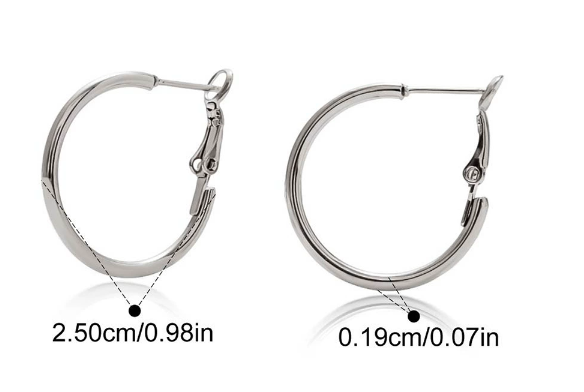 Stainless steel earrings