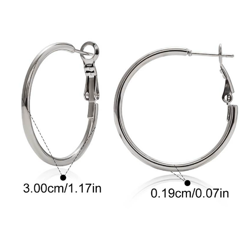 Stainless steel earrings