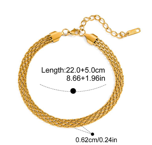 Stainless steel bracelet