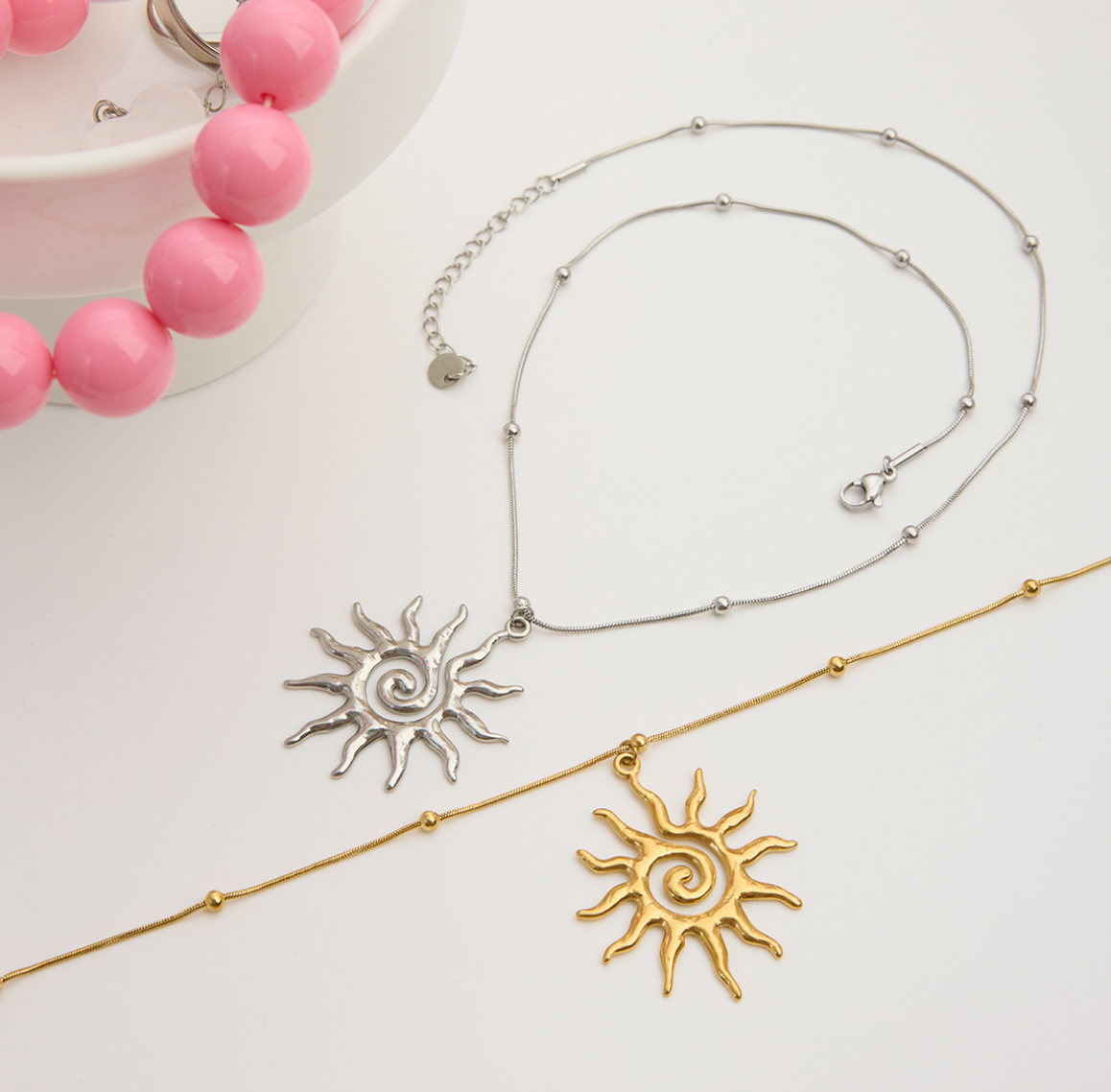 Stainless steel necklaces