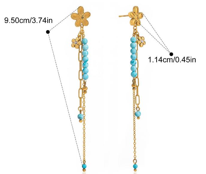 Stainless steel earrings