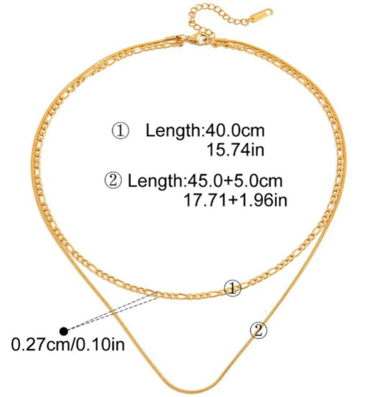 Stainless steel necklaces