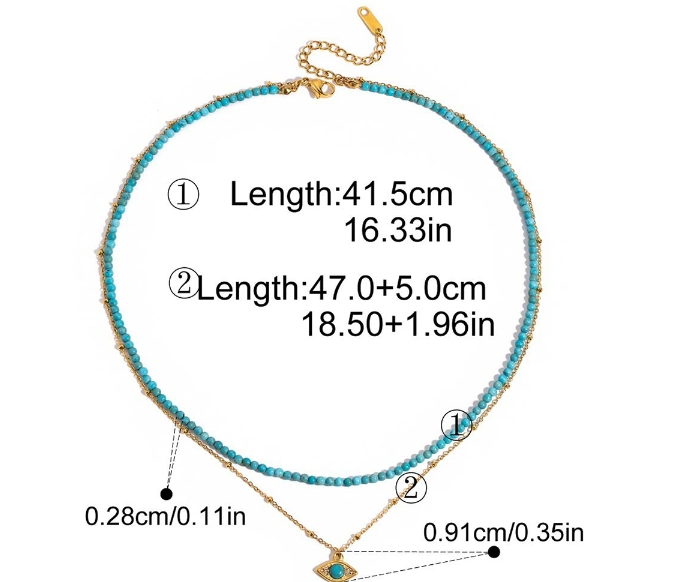 Stainless steel necklaces