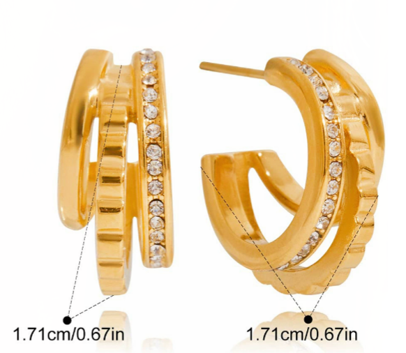 Stainless steel earrings