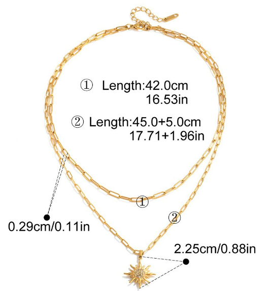 Stainless steel necklaces