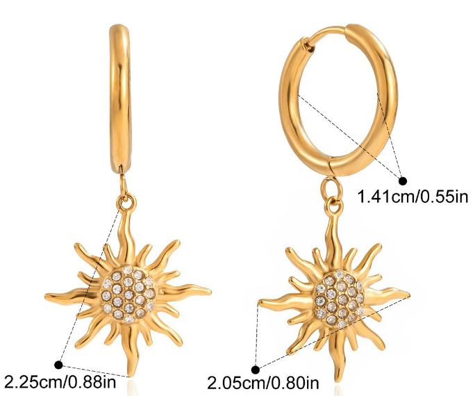 Stainless steel earrings