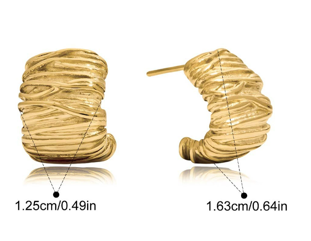 Stainless steel earrings