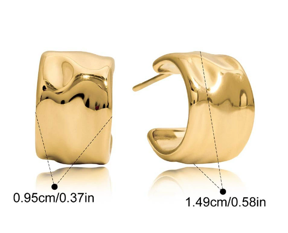 Stainless steel earrings