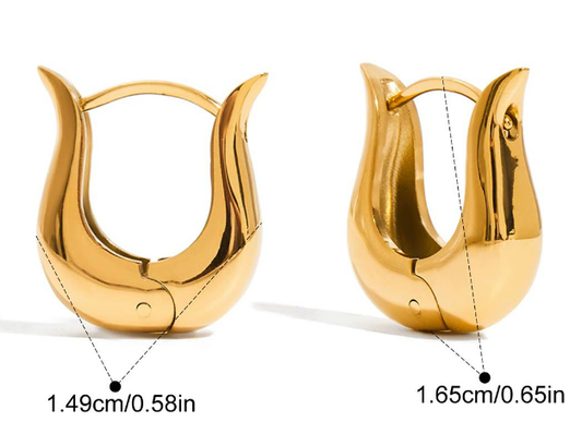 Stainless steel earrings