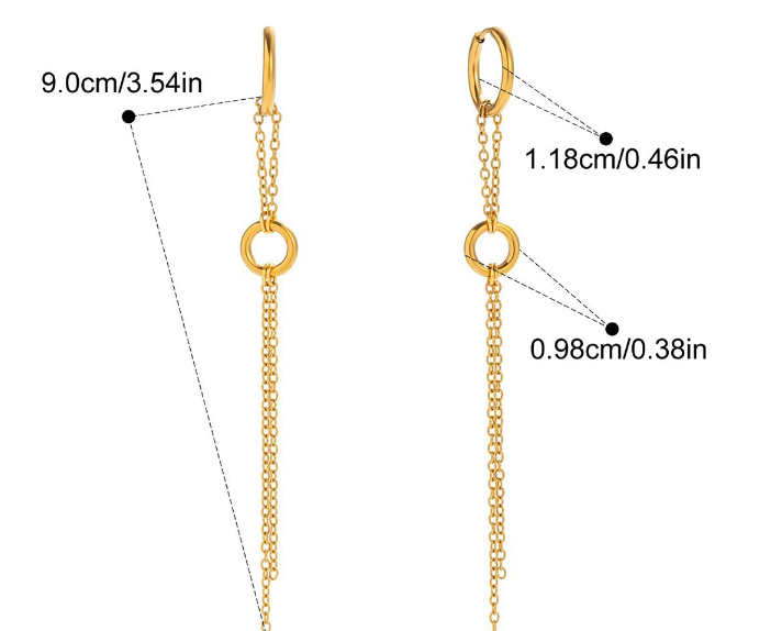 Stainless steel earrings