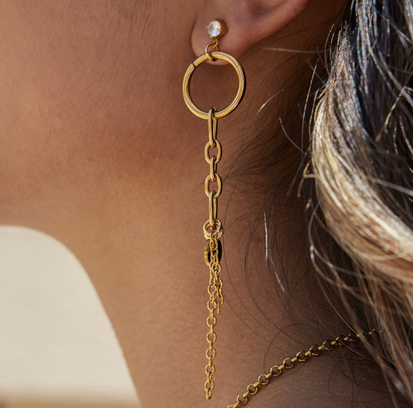 Stainless steel earrings