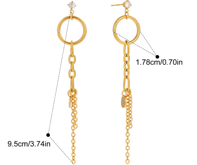 Stainless steel earrings