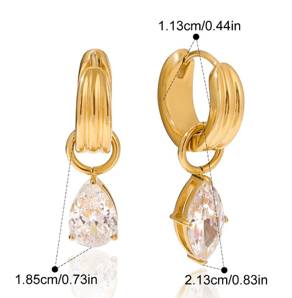 Stainless steel earrings
