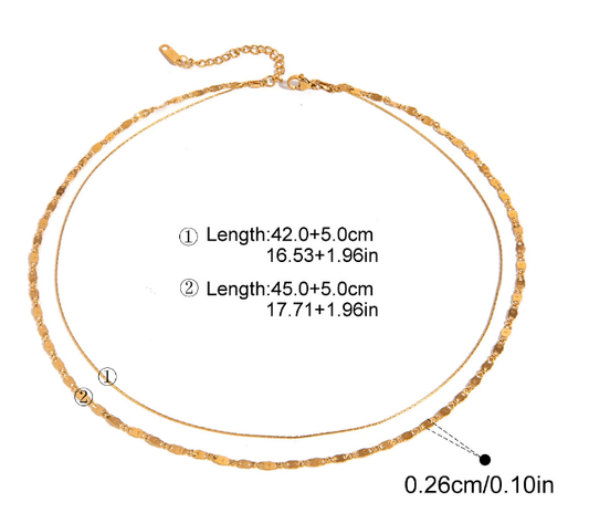 Stainless steel necklaces