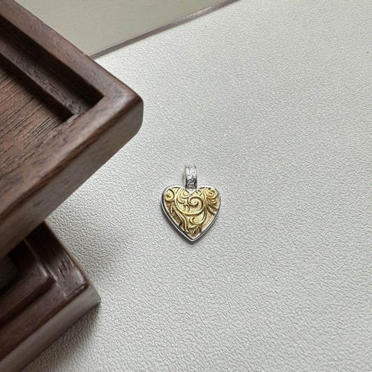 925 Sterling Silver Heart Pendant