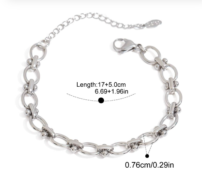 Stainless steel bracelet