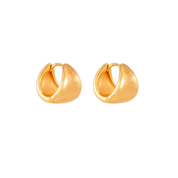 High sense circular earring