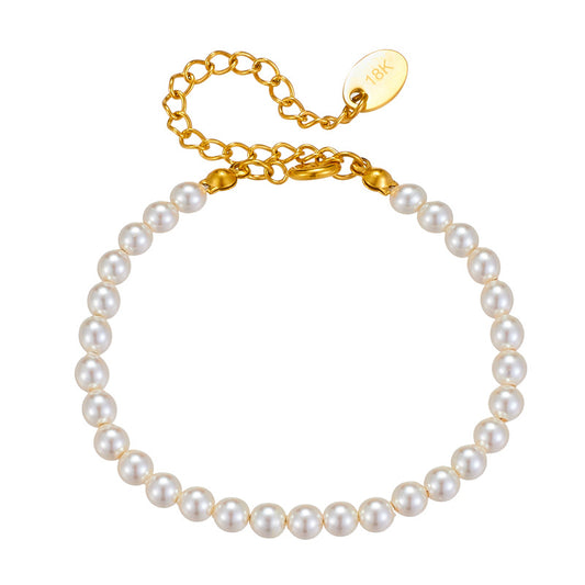 Exquisite simple pearl bracelet