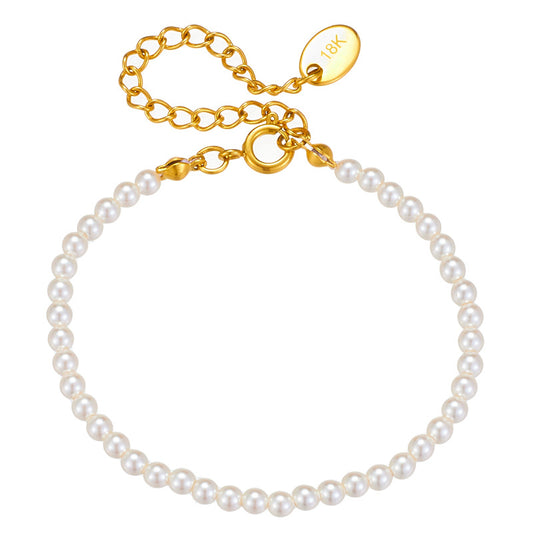Exquisite simple pearl bracelet
