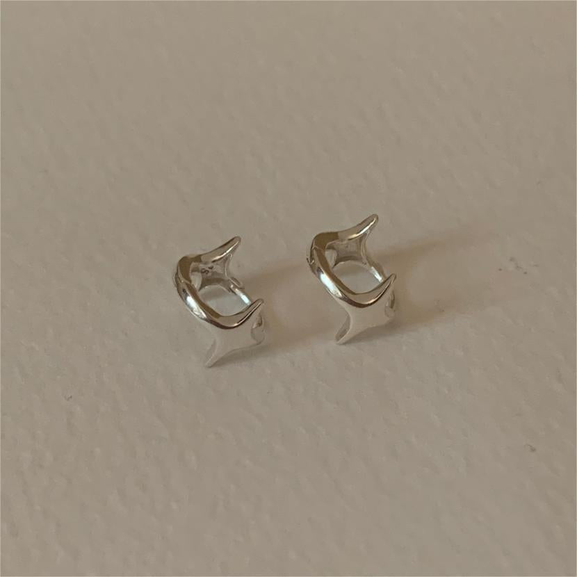 925 sterling silver fashion Star earring