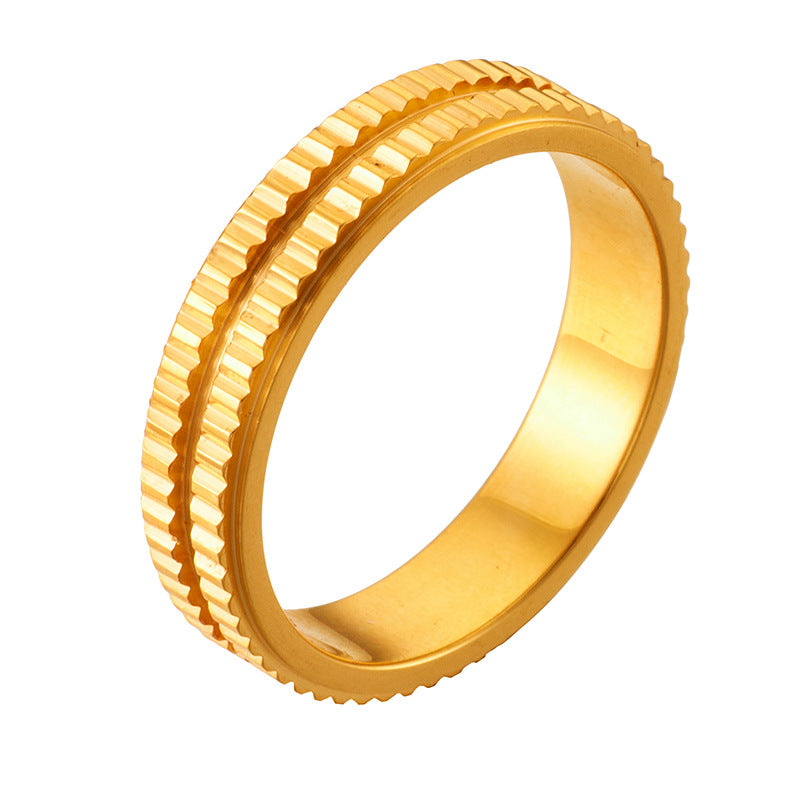 Wave wheel concave convex double design gear ring