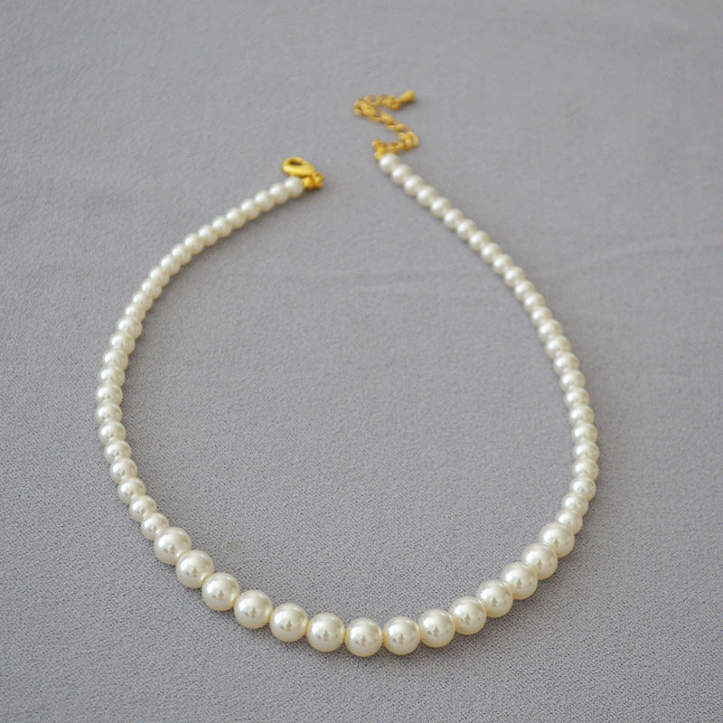 Brass Freshwater Pearl Necklace