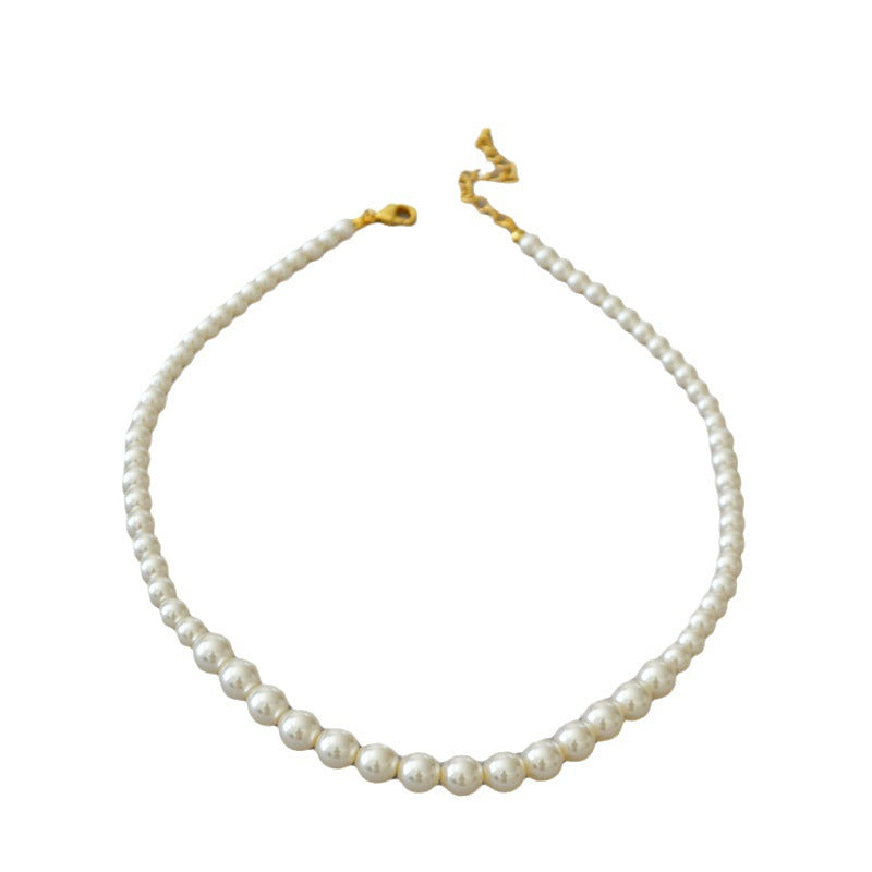 Brass Freshwater Pearl Necklace