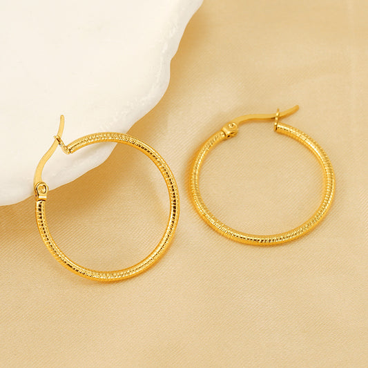 High-grade thread earring