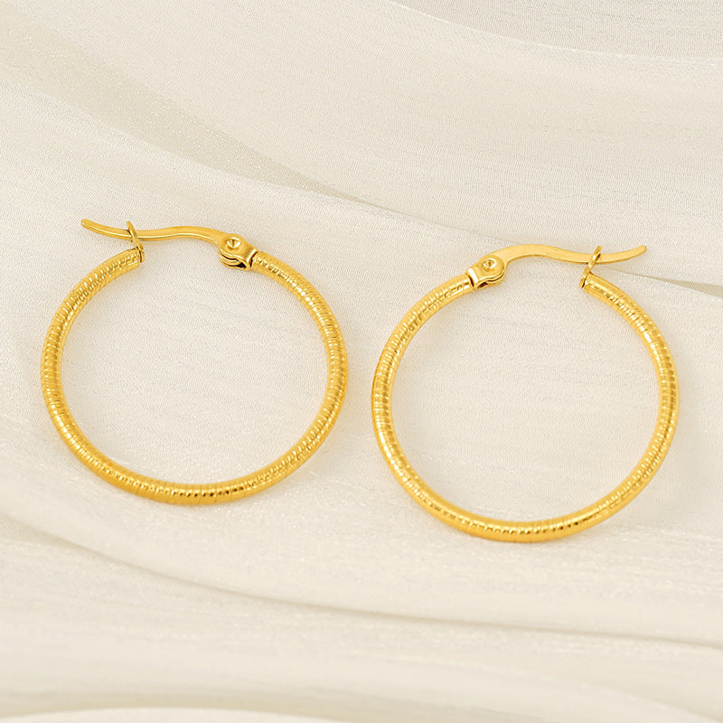 High-grade thread earring