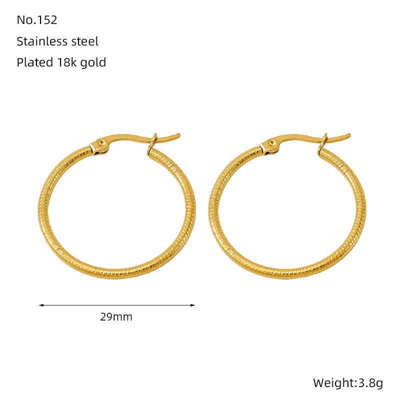 High-grade thread earring