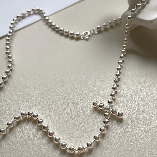 925 Sterling Silver Delicate Cross Necklace